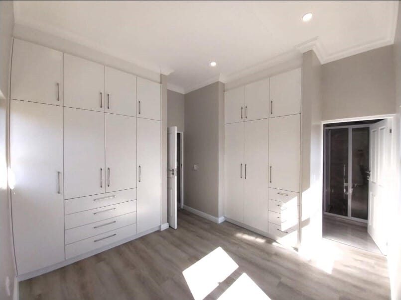 Bedroom with built-in storage