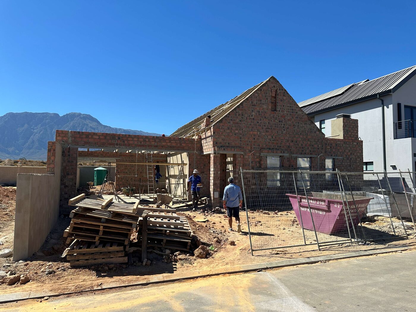 Construction underway